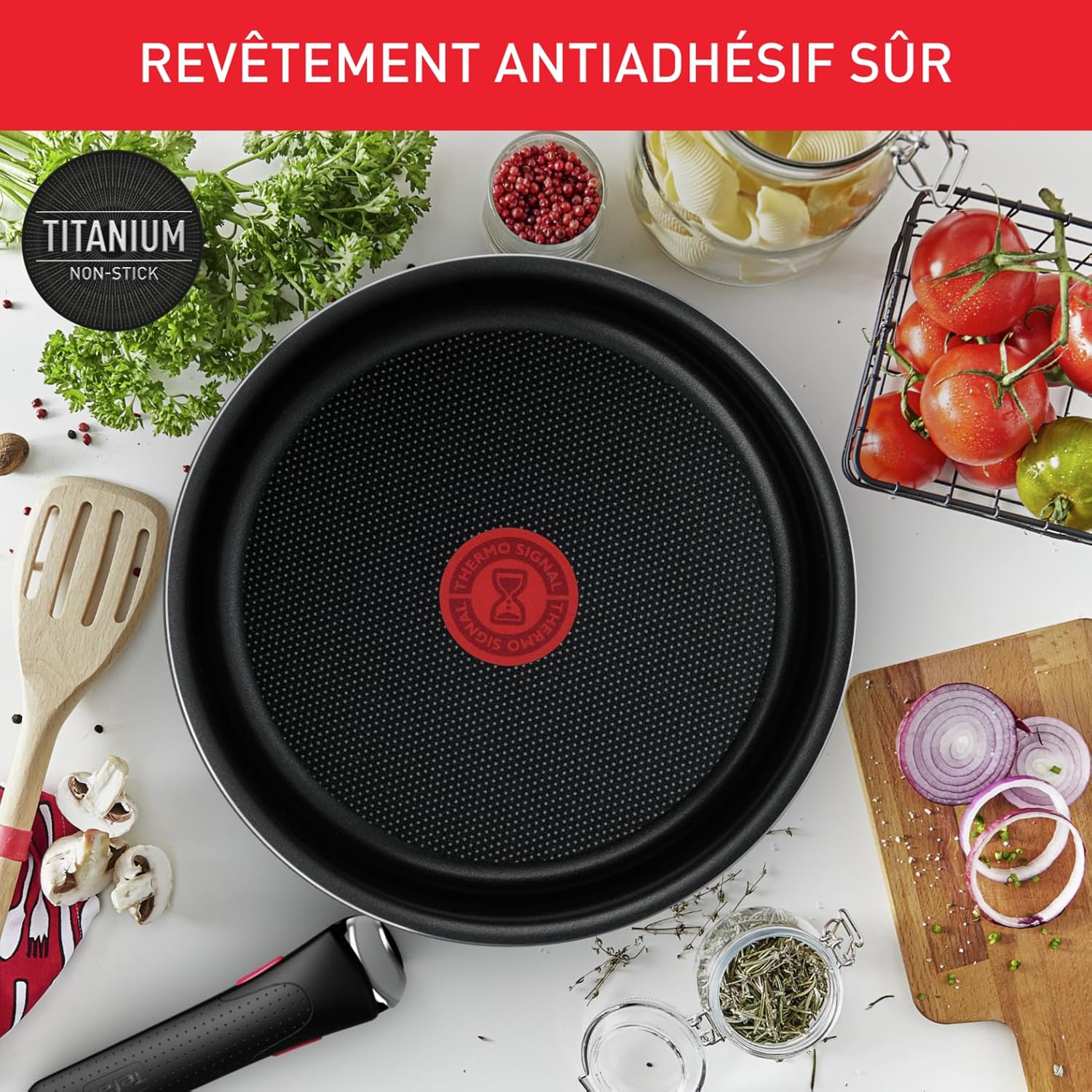 Tefal - Ingenio Easy On - batterie 10 pcs - antiadhésif, empilable, lave-vaisselle - L1599802