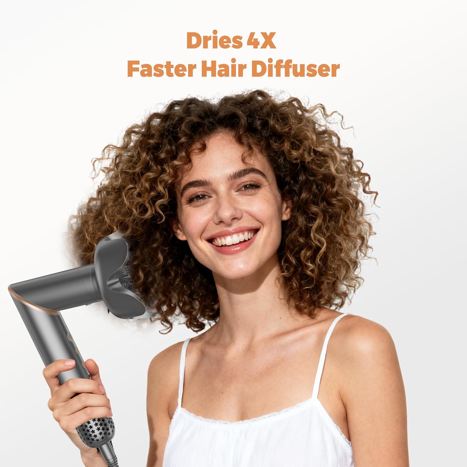 OKWRAP - Air Brush 6 en 1 - Styler multifonction, 110000 TR/MIN, accessoires voyage
