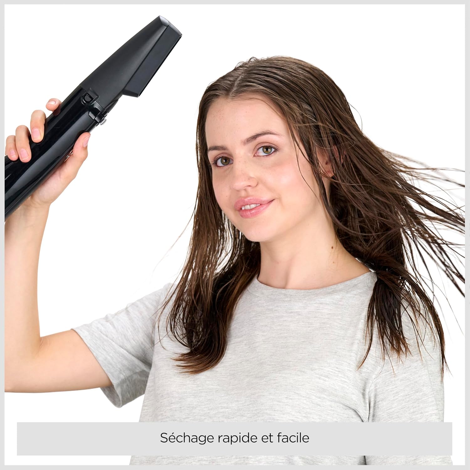 BaByliss - Brosse soufflante Dry Straighten Style - 4 accessoires - Fonction ionique - AS200E
