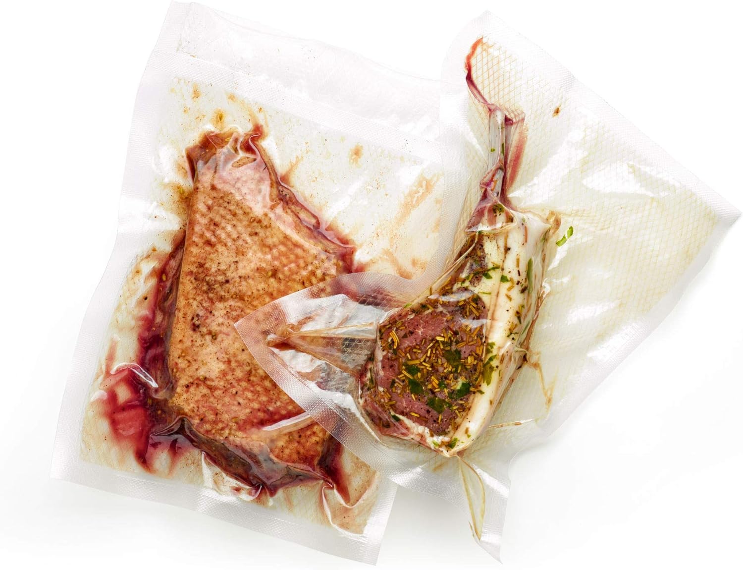 Bolsemack - sacs sous vide - 15x20 cm, 100 pcs, gaufrés, sans BPA, UE