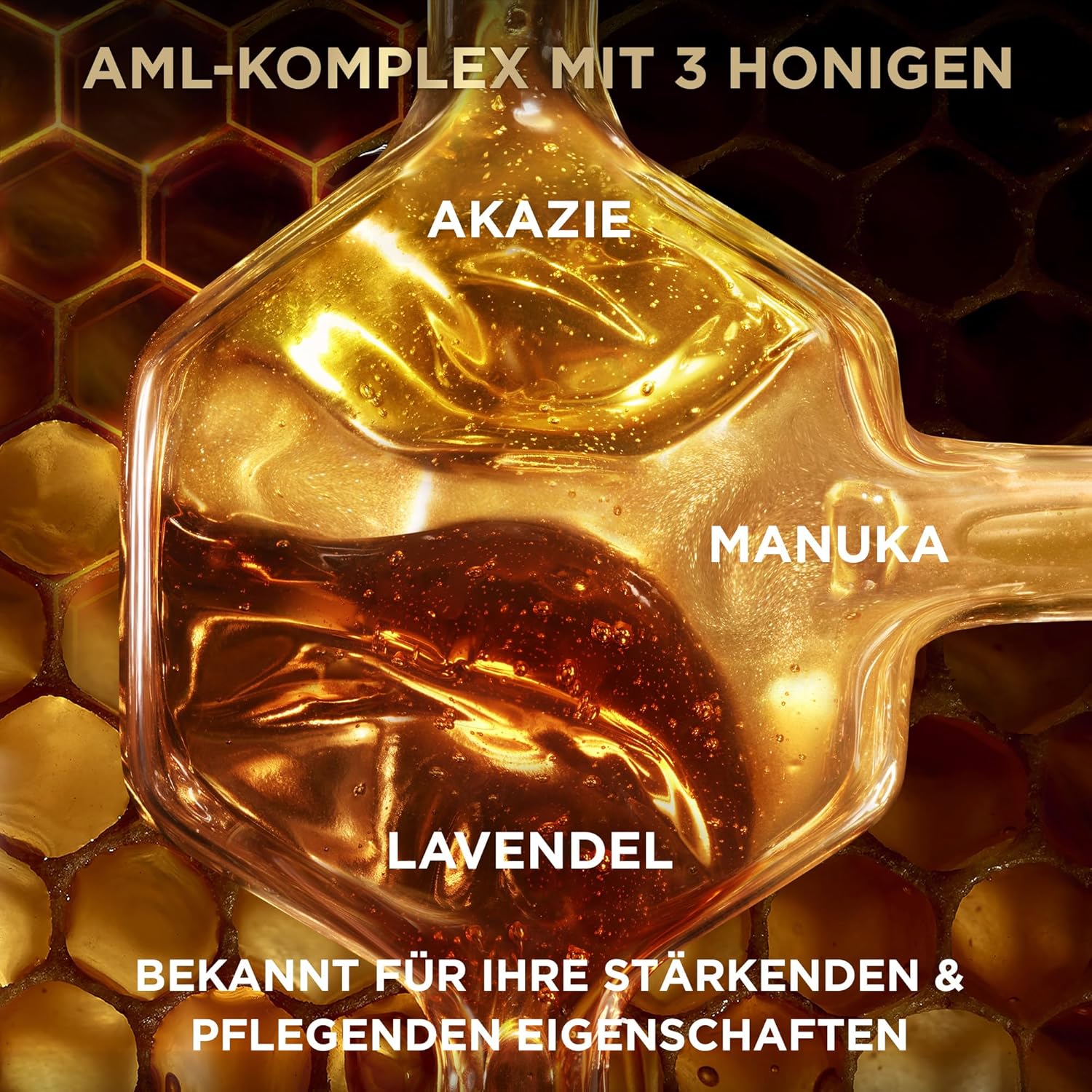 Garnier - Wahre Schätze coffret soin cheveux - 250/200/340 ml - miel d'acacia, manuka, lavande