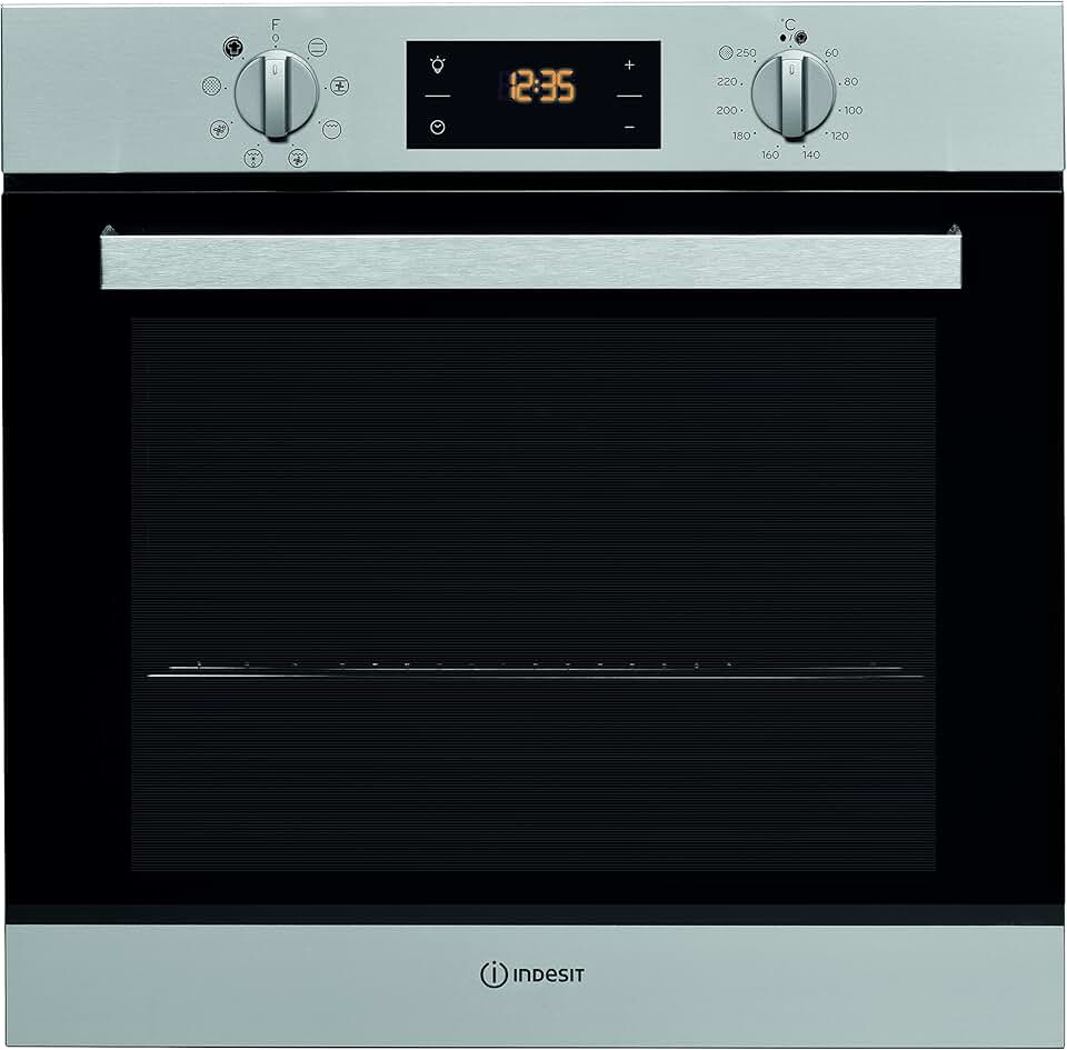 Indesit - four encastrable série IFW - 66L pyrolyse, 7 modes, IFW6540PIX
