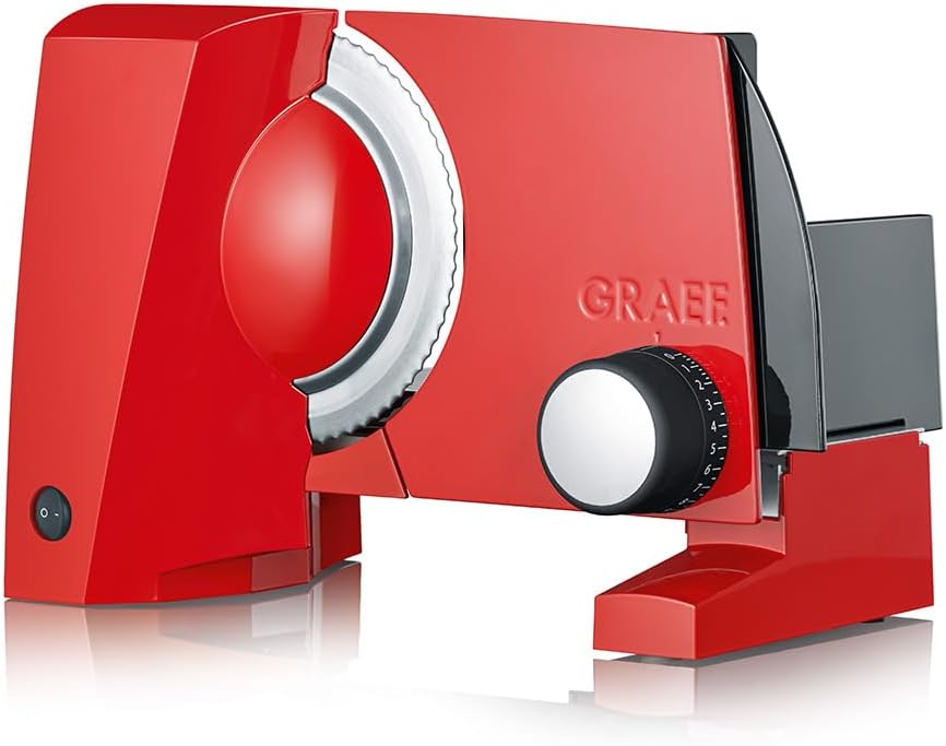 Graef - S10003 - 230x325x240mm - trancheuse alu rouge, 170W, 2,33kg S10003