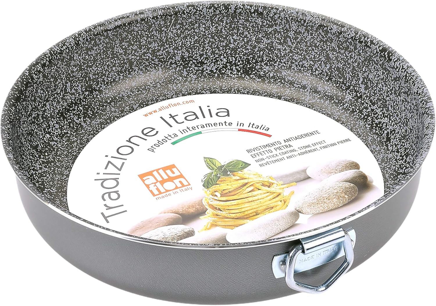 Alluflon - Tradition Italie - moule aluminium noir 16cm, antiadhésif