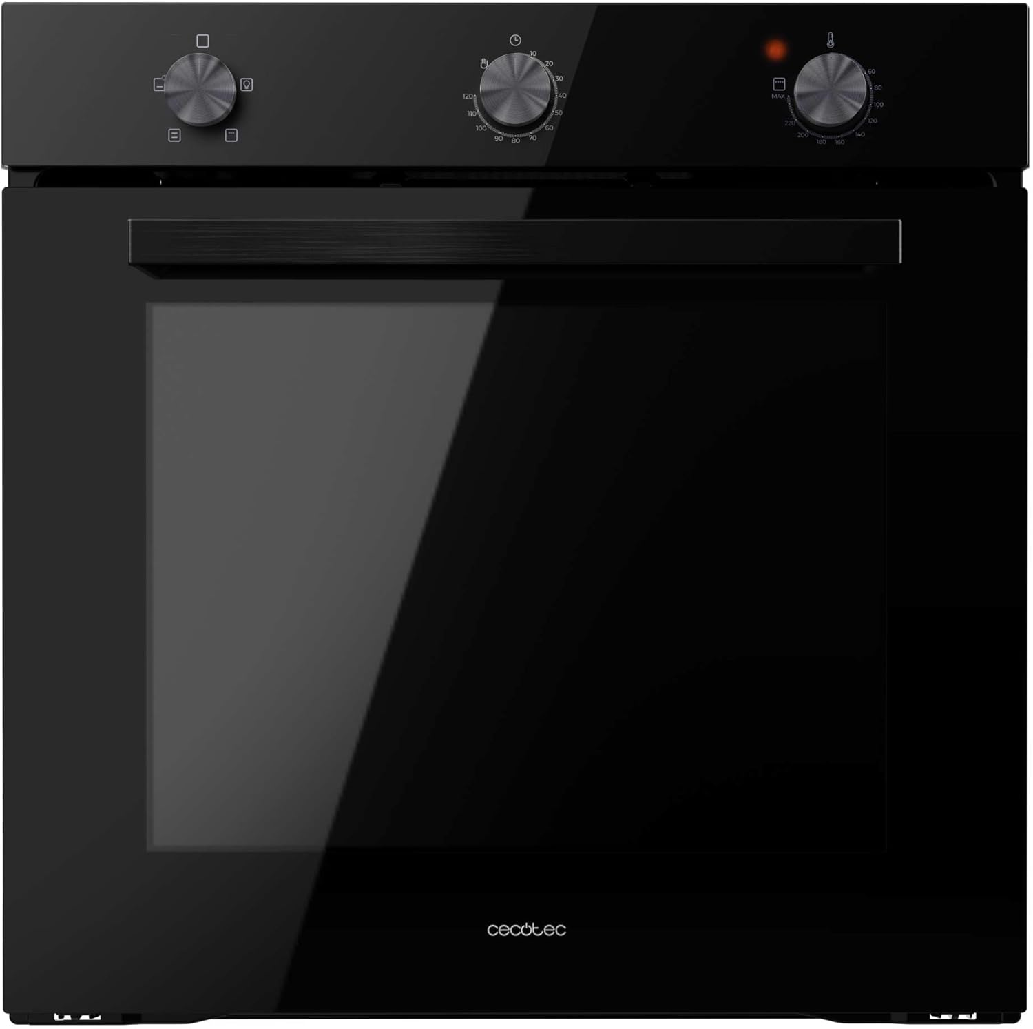 Cecotec - Bolero Hexa Glass Black - 77L, 2800W, vapeur, minuterie, C136000