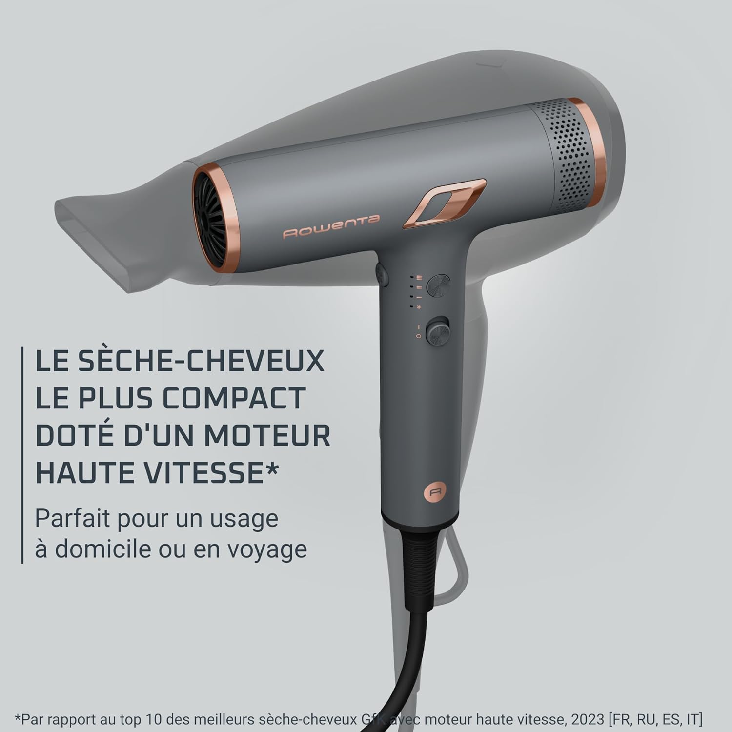 Rowenta - Maestria Nano - 1700W - ultra léger, 3 vitesses/temperatures, HY8120F0
