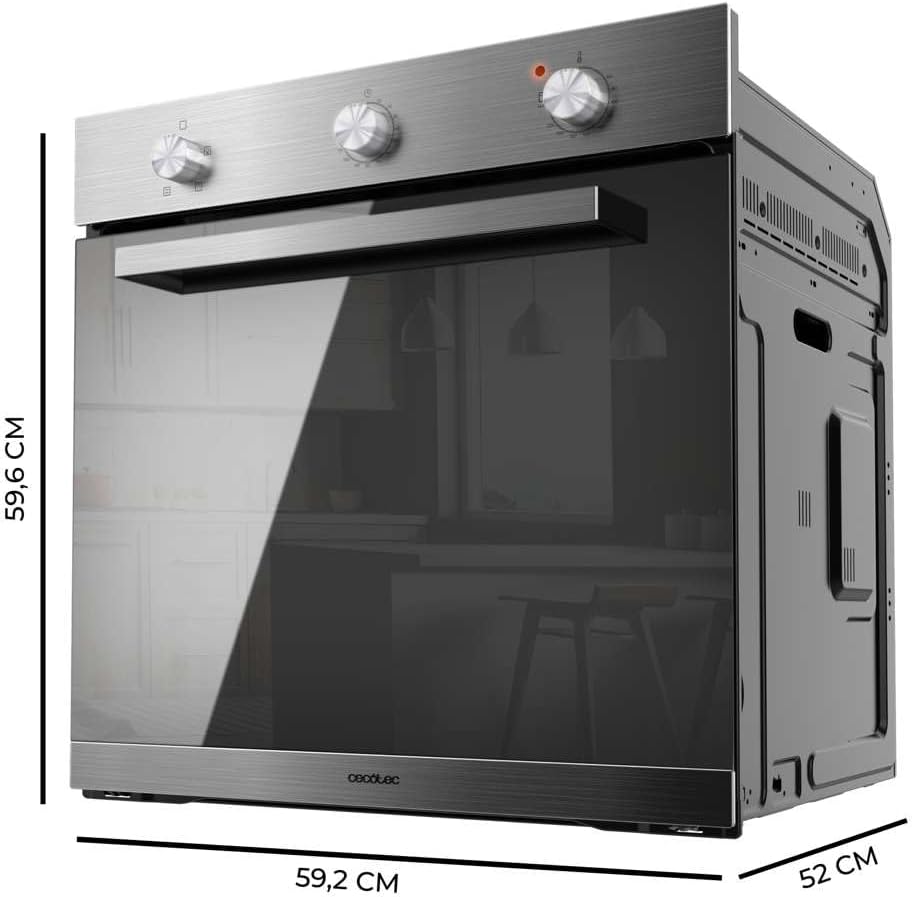 Cecotec - Bolero Hexa, 77L, 2800W, pyrolyse, vapeur, 4 fonctions, C136000