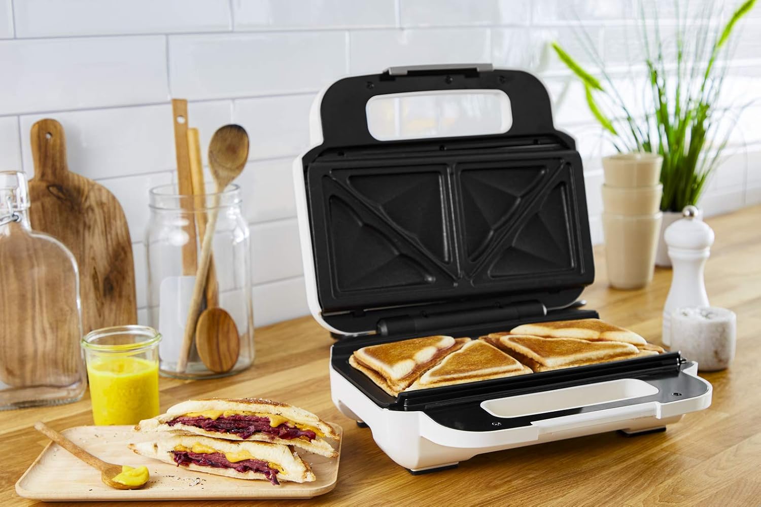Tefal - Snack XL - plaques extra larges - 850W, chauffe rapide, SW701110