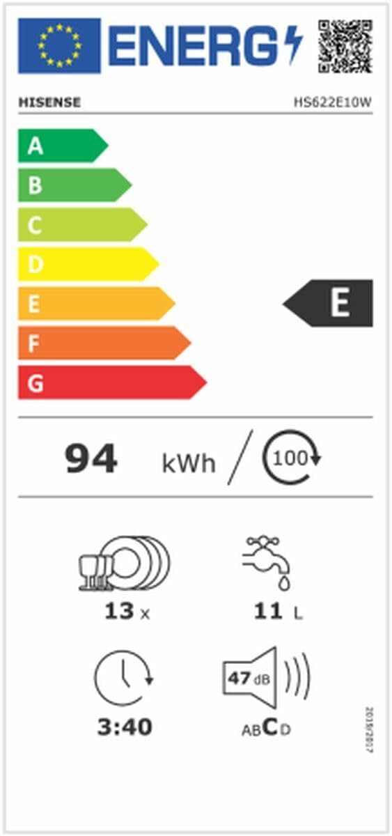 Hisense -  série E10 - 60 cm,  12 couverts