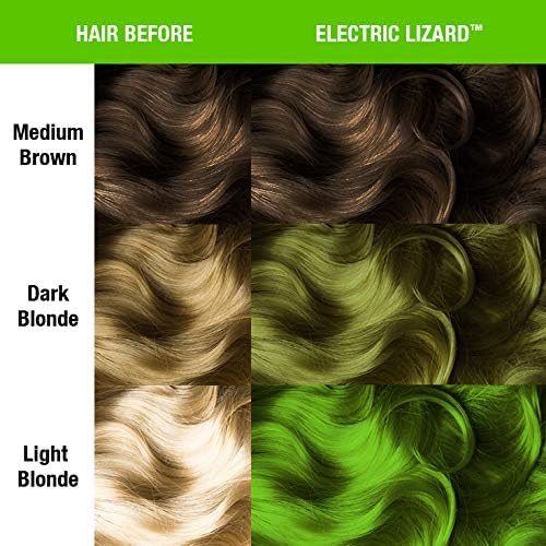 Manic Panic - Electric Lizard Cream - coloration cheveux - vert vif, finition crème