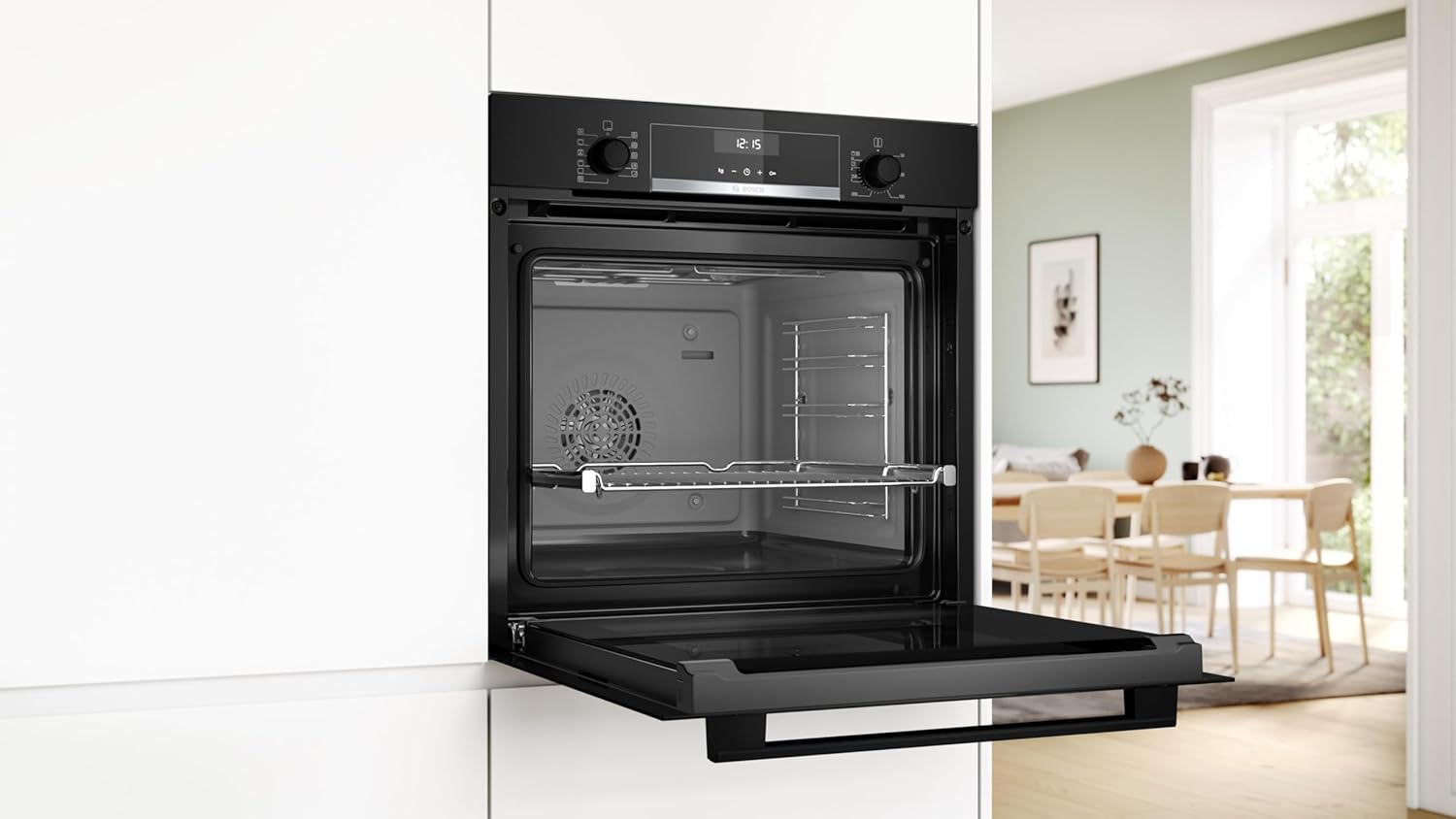 Bosch - HBG557EB3 Série 6 - four encastrable noir, fonctions avancées