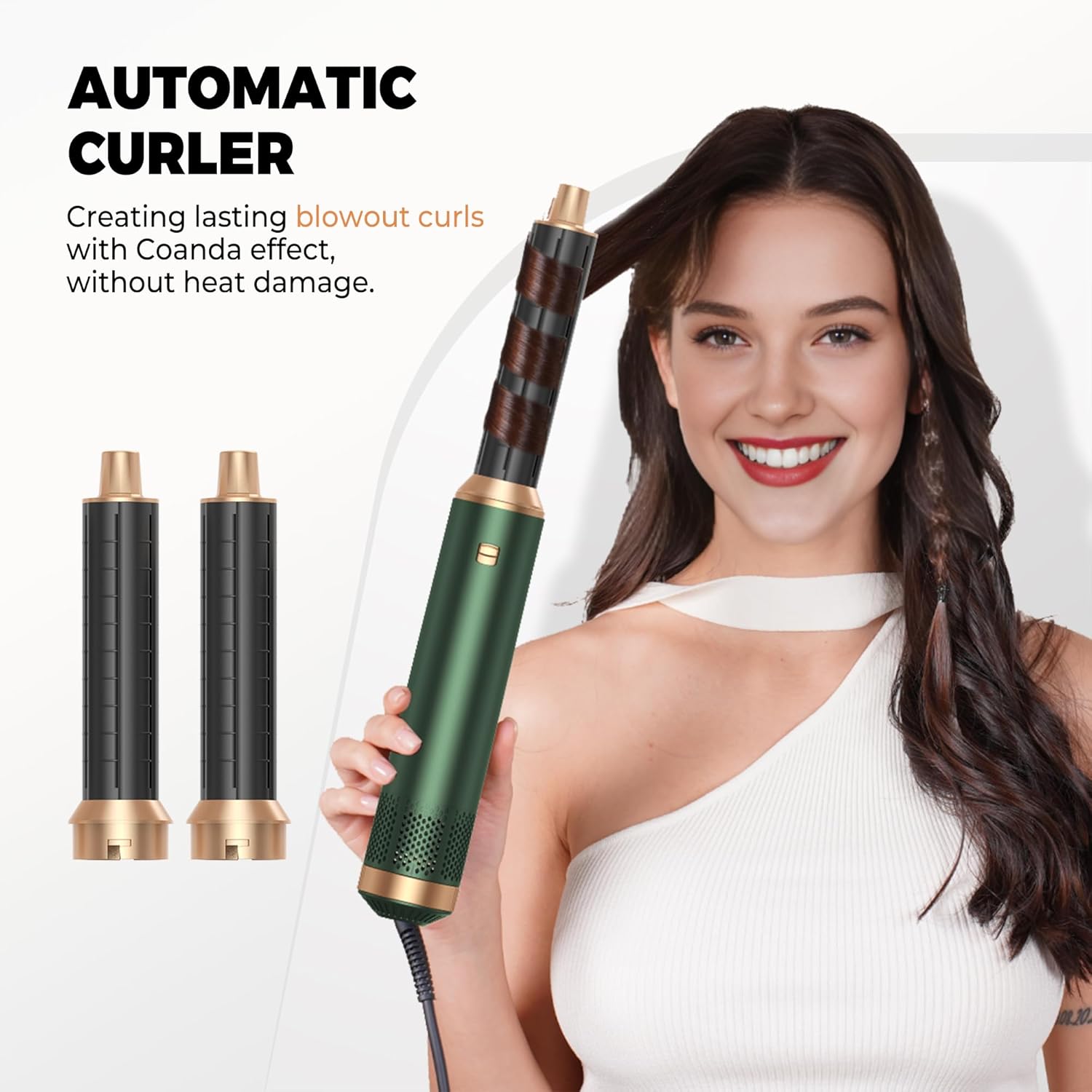 Air Styler Pro - 5 en 1 - sèche, boucle, lisse, dimensions compactes