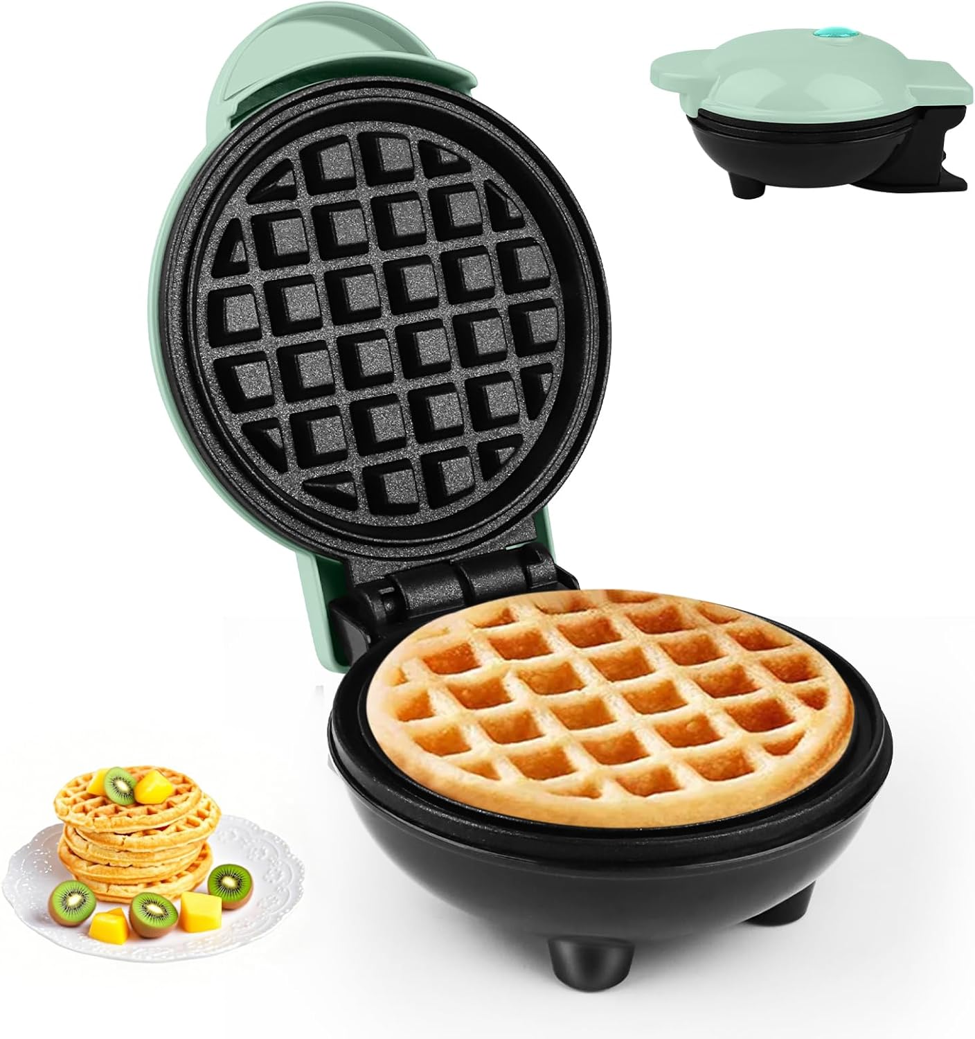 Mini gaufrier - classique - 10 cm - double face, compact, 220V-350W