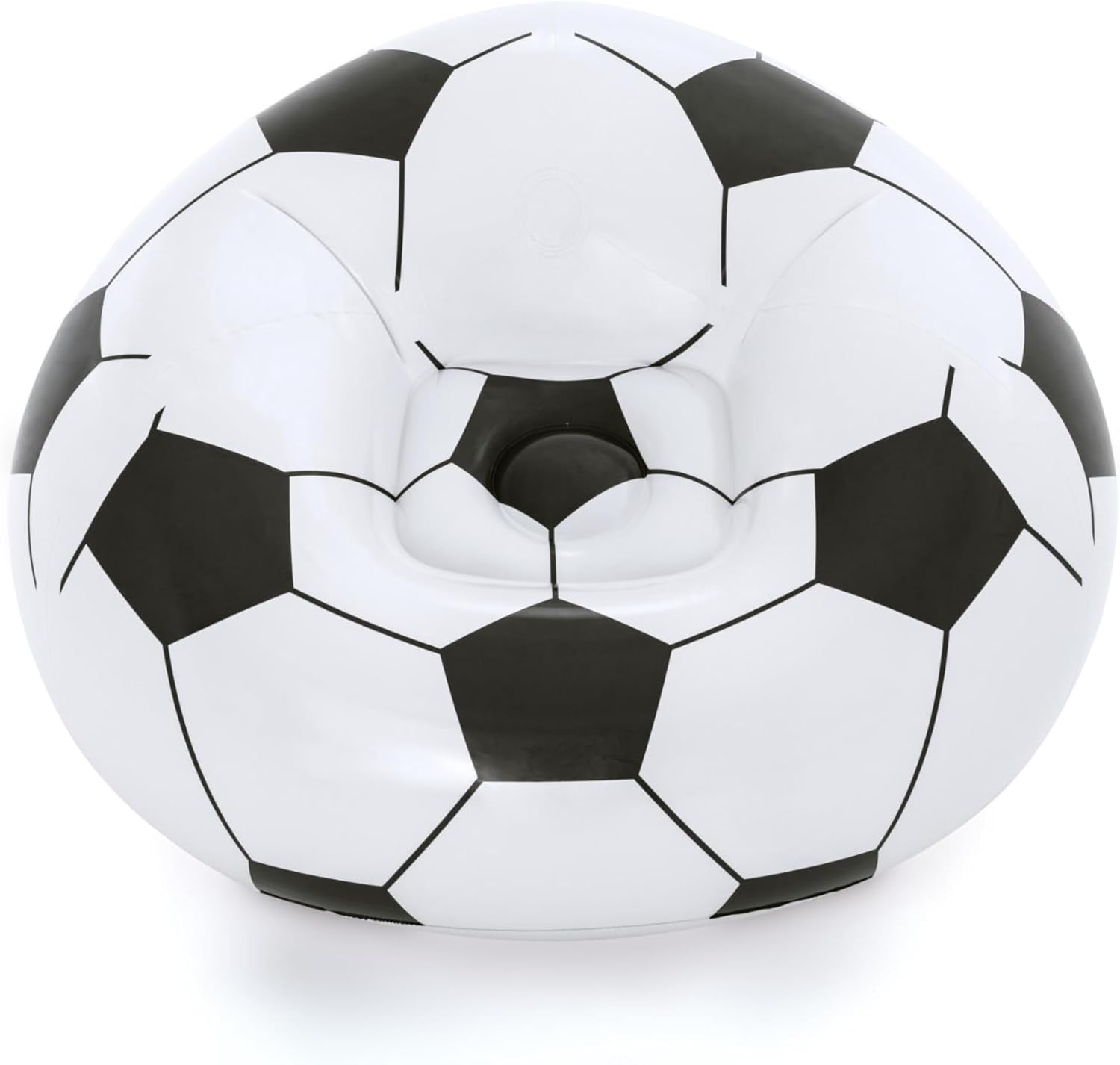 Bestway - fauteuil gonflable ballon foot - 114x112x66 cm - confortable - 75010