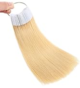 Échantillons de cheveux humains pour test de couleur Blonde 613 Niveau 9 de ton Échantillons natu...