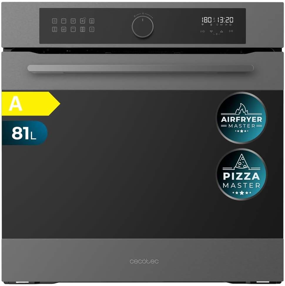 Cecotec - Bolero Hexa série 60 cm - four multifonction 81L Airfryer, 11 fonctions, 3400W, AF316000