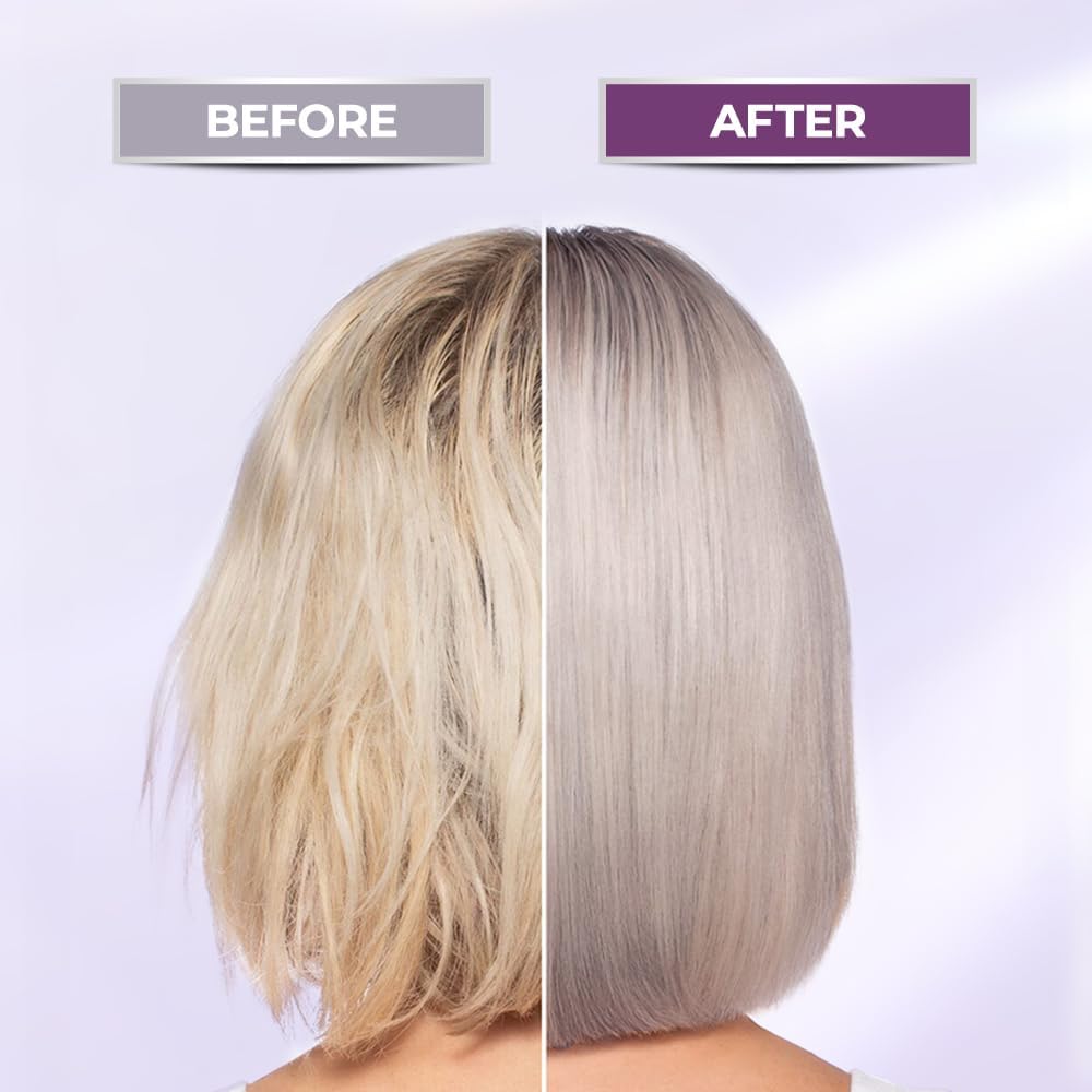 Karseell - Violet Masque Cheveux - 500ml - Neutralise reflets jaunes, répare cheveux abîmés