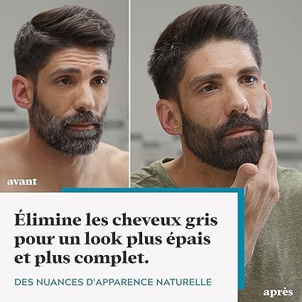 Just For Men - coloration barbe & moustache, naturel, sans ammoniaque, peigne inclus, châtain clair, M25