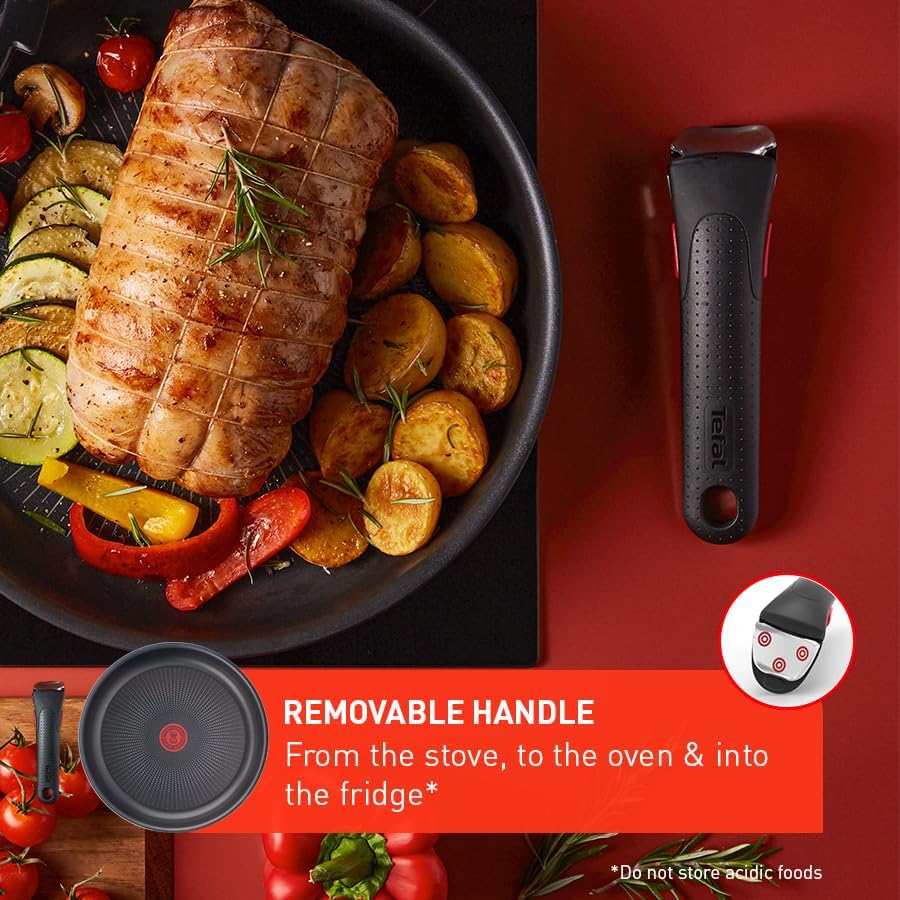 Tefal - Ingenio Easy On - 7pcs 16/18/20cm - poignées amovibles, empilable, L1599602
