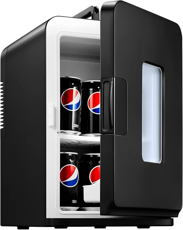 Northclan - Mini Frigo 15L - compact, silencieux, chaud/froid, 21 canettes