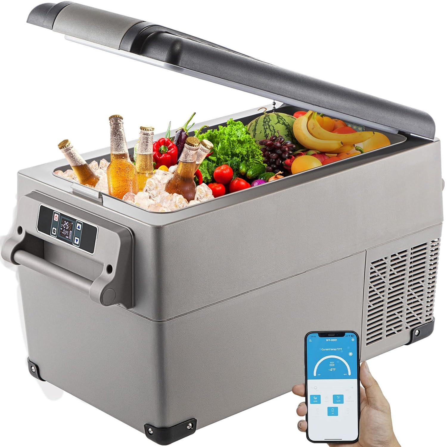 VEVOR - Glacière électrique 35L - 69,3x34,5x38,1cm - LCD, -20 à 20°C
