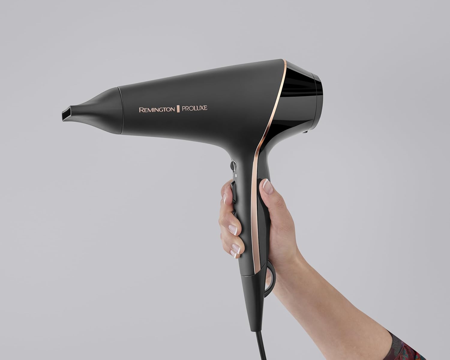 Remington - PROluxe Midnight - 2400W, ionique, moteur AC, accessoires - AC9140B
