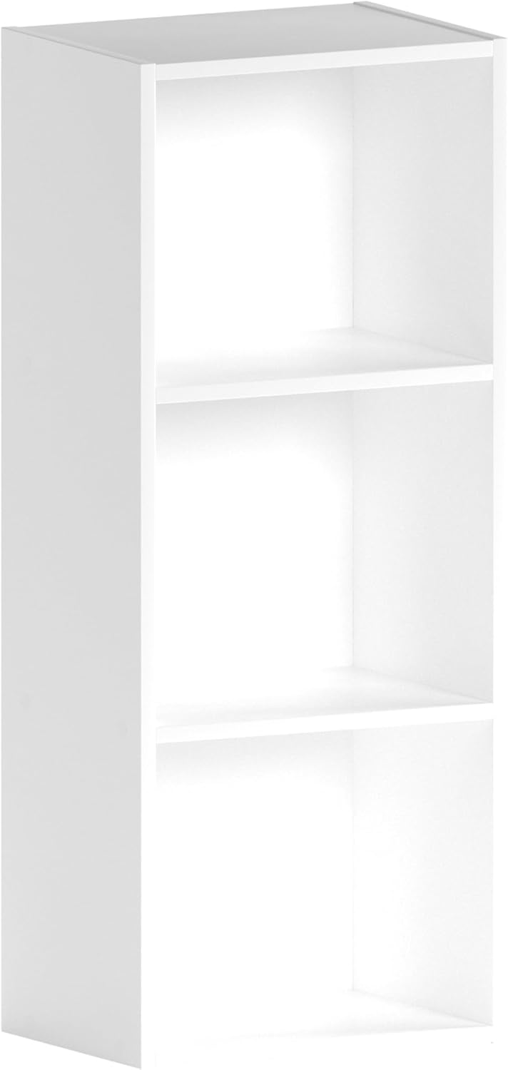Vida Designs - Oxford série - 80x32x24 cm - bibliothèque 3 niveaux, blanc