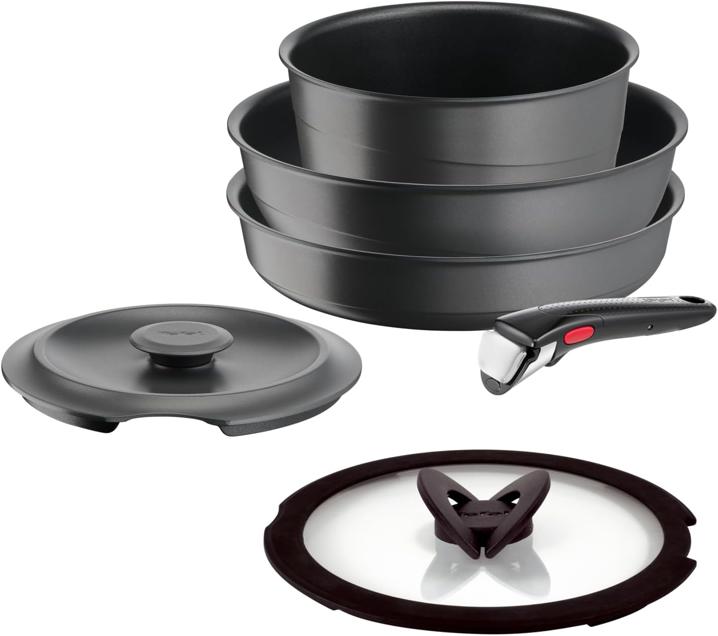 Tefal - Ingenio Inspiration - lot 6 pièces induction, poignée amovible, L867S604