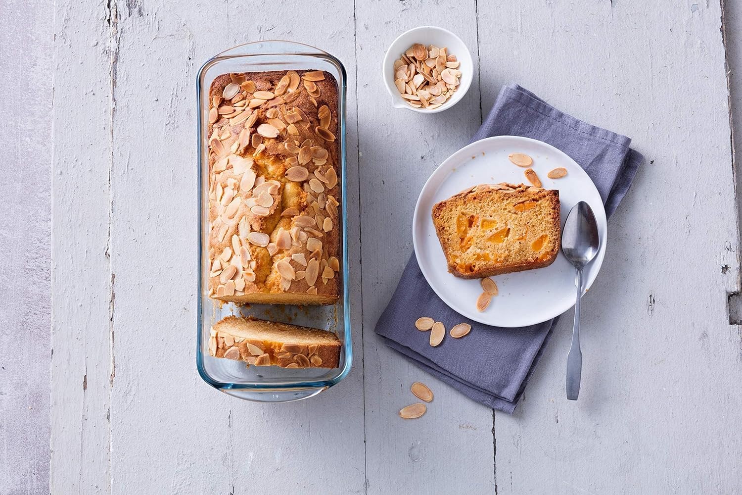 Pyrex - Bake & Enjoy moule à cake en verre 31x12 cm - lot de 2