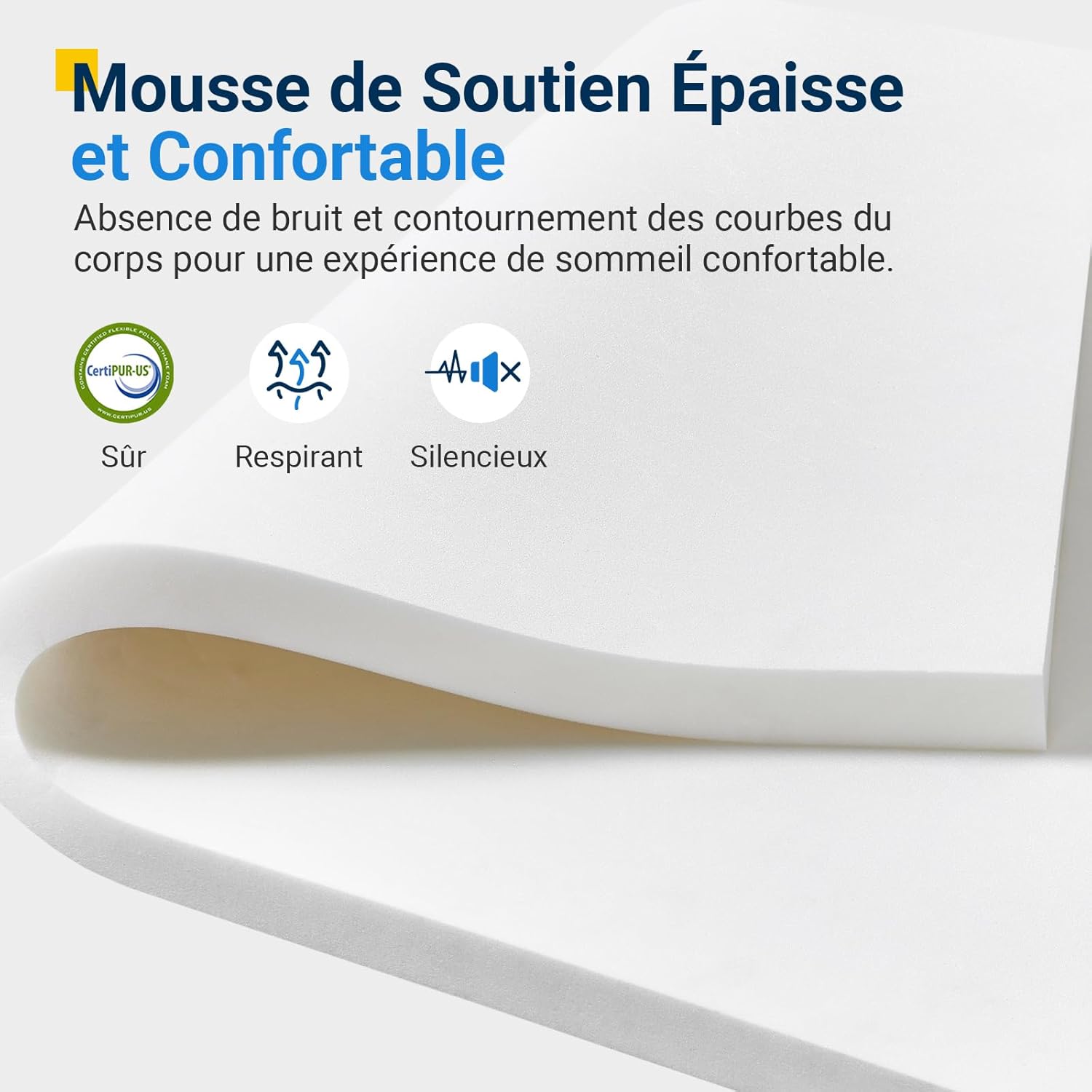 Avenco - matelas à ressorts ensachés - 160x200 - mousse confort, isolation mouvements, CertiPUR-US/Oeko-TEX