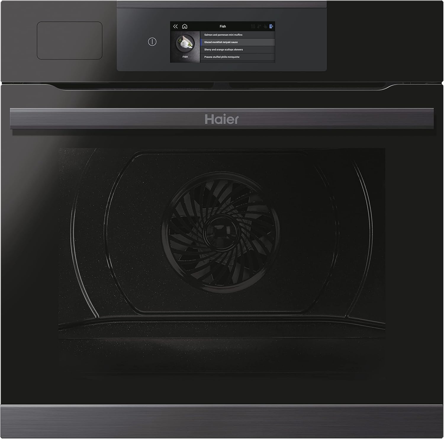 Haier - I-Touch Steam Series 4 - four 70L, pyrolyse, Wifi/Bluetooth, 16 fonctions, sonde thermique - HWO60SM4TS9BH