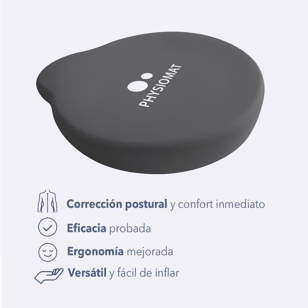 PHYSIOMAT - Coussin d'assise La Galette Dos Parfait - ergonomique, soutien lombaire