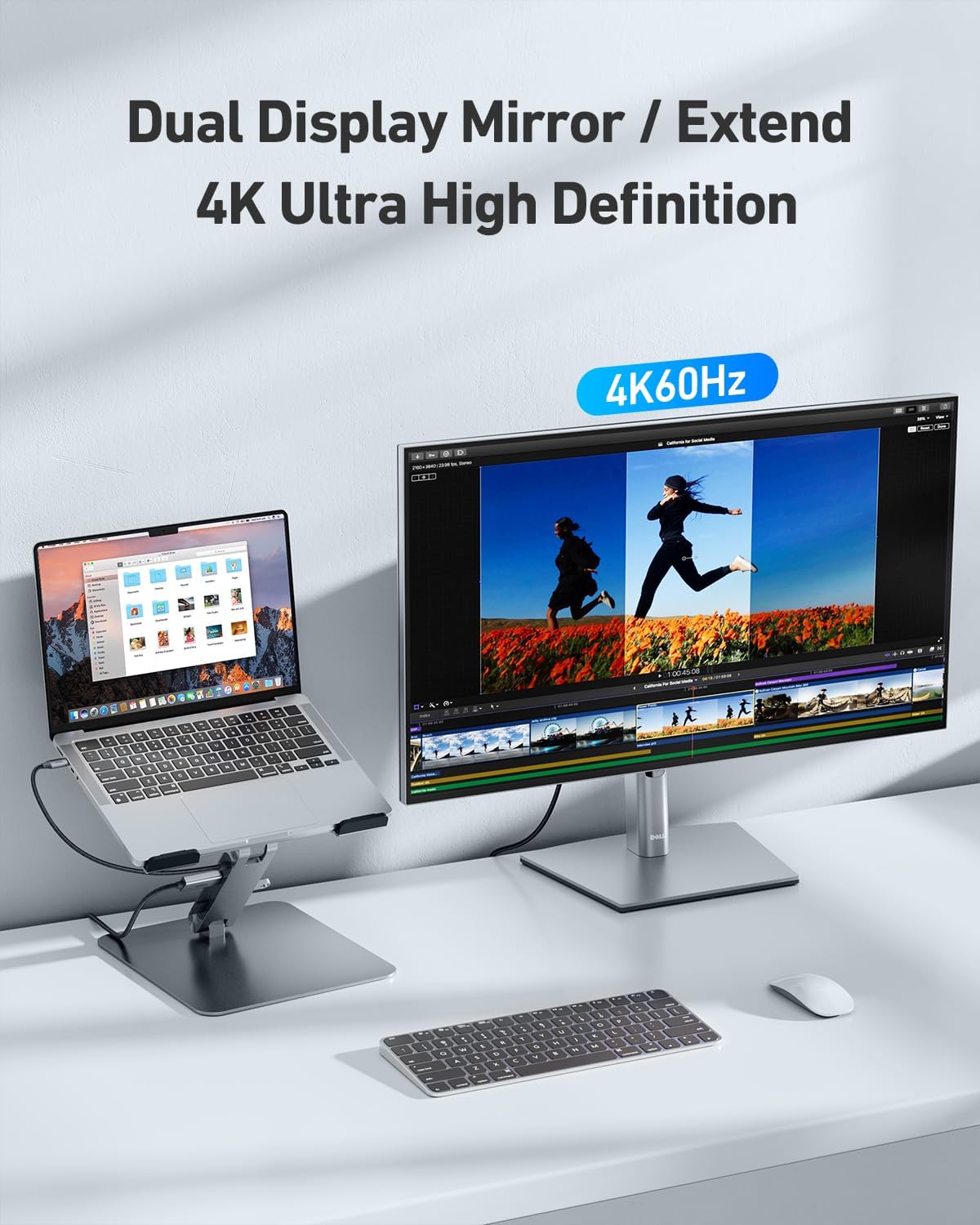 BENFEI - Station d'accueil USB C 7en1 - 100W PD - HDMI 4K60Hz - XPS, Thinkpad