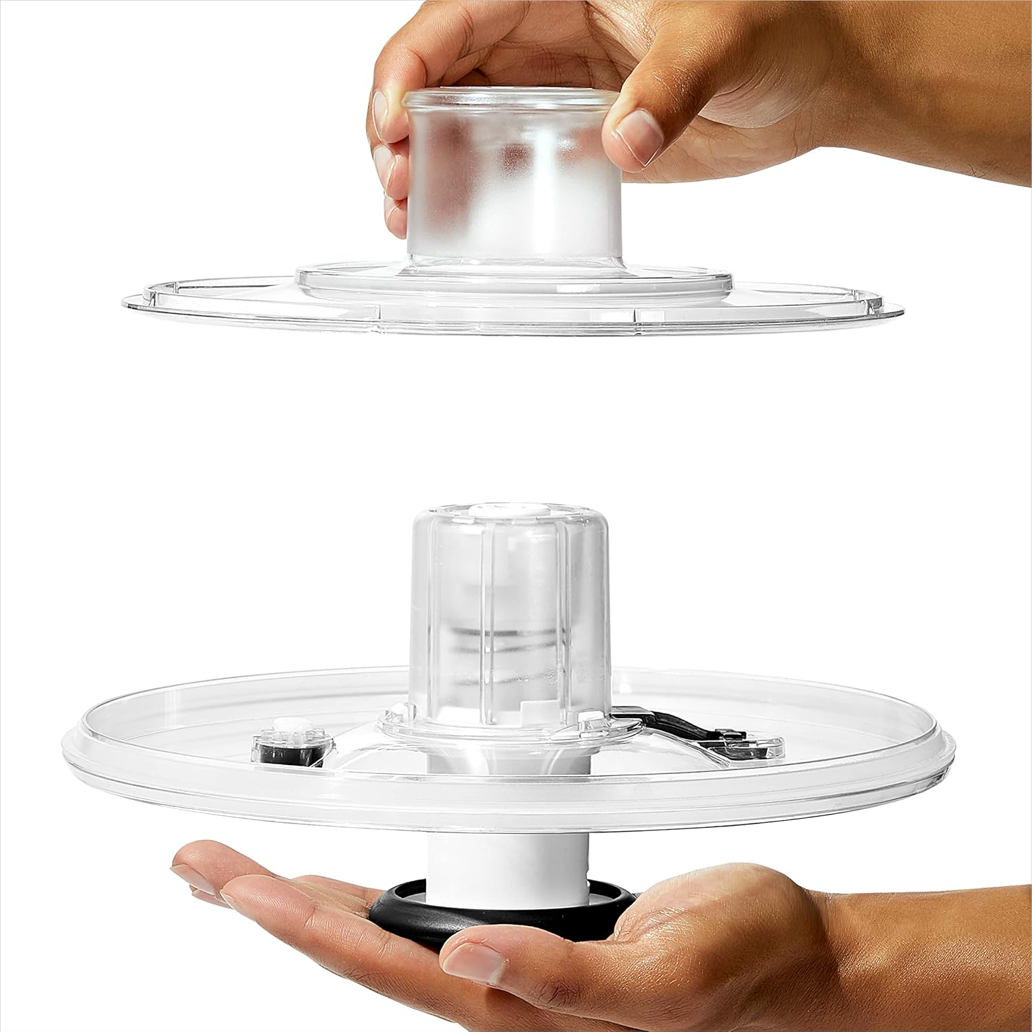 Oxo - Essoreuse à salade inox - grande capacité, poignée antidérapante - 1071497