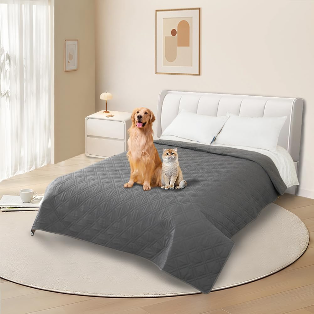DUJUIKE - housse canapé imperméable, 208-260cm, enfants animaux