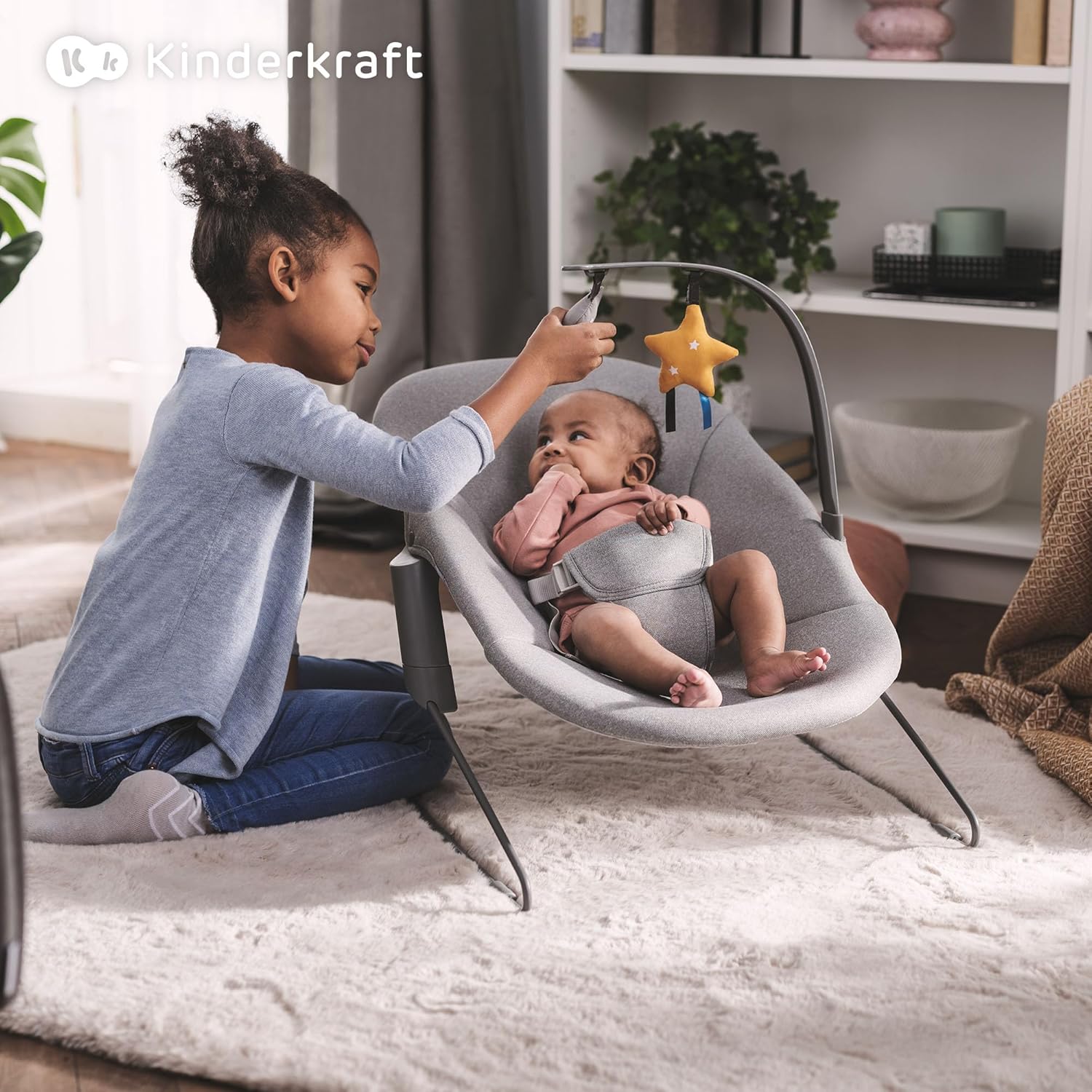 Kinderkraft - ENOCK + CALMEE - bois naturel - évolutive, solide, réglable