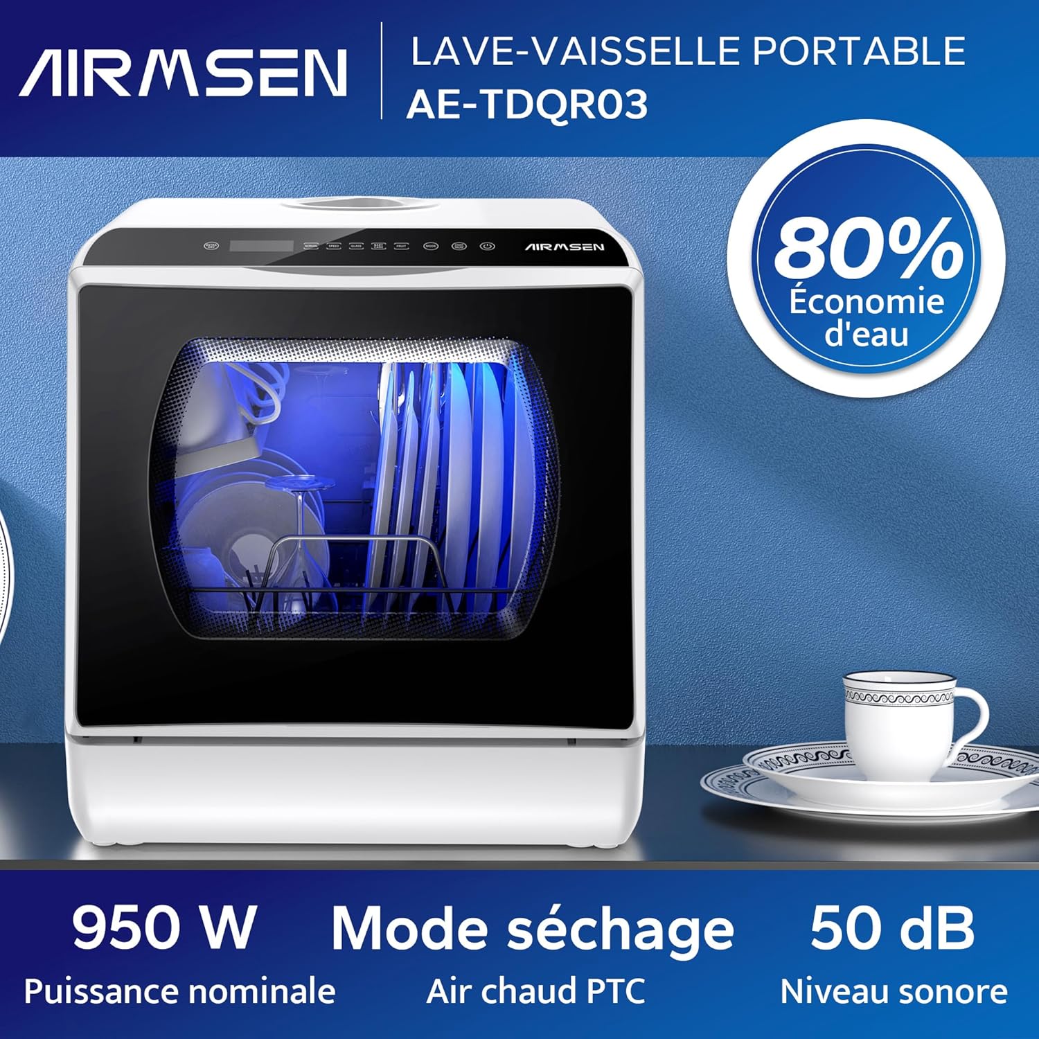 AIRMSEN - 5L, écran LED tactiles