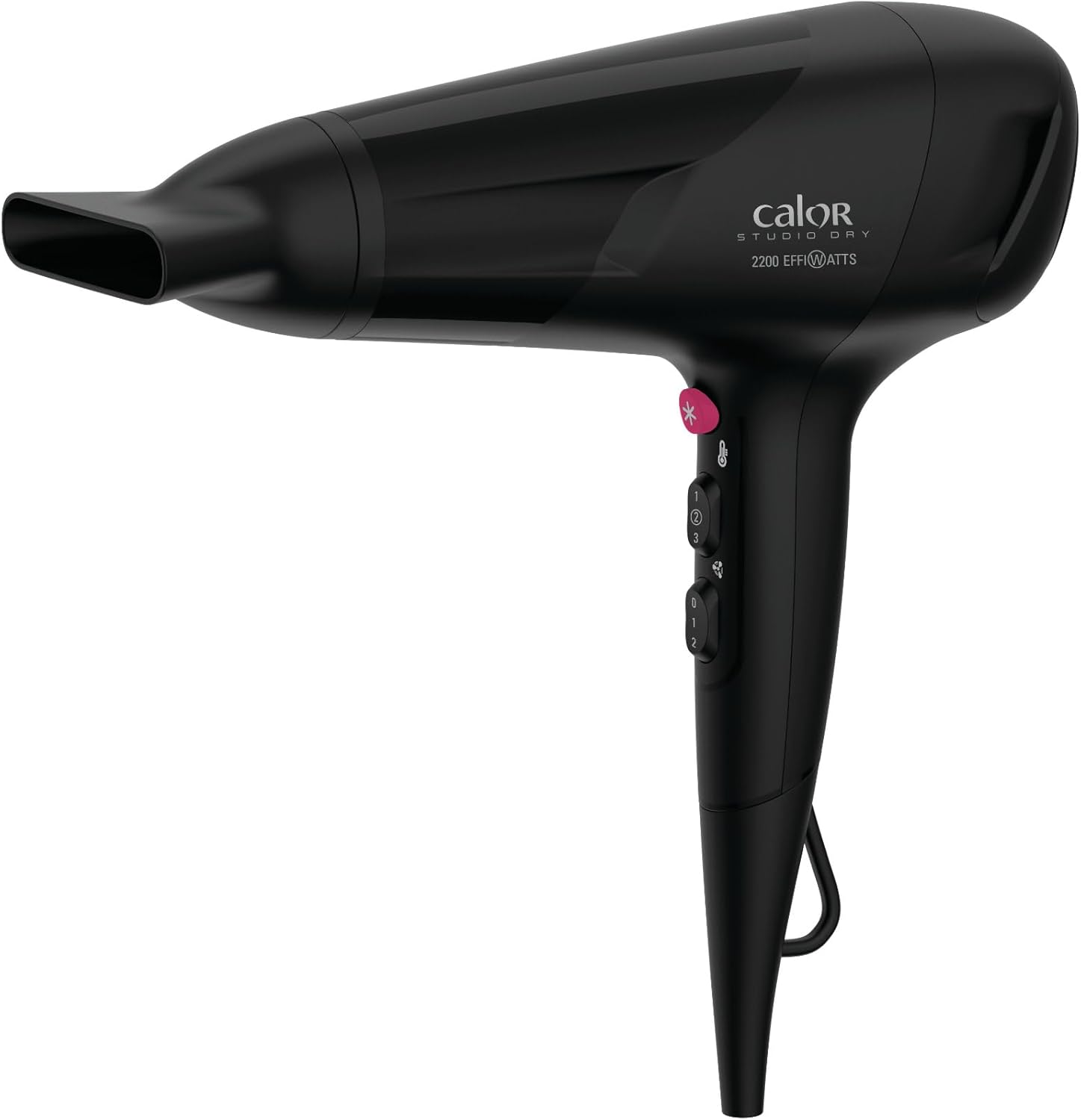 Calor - Studio Dry (série) - sèche-cheveux 6 réglages, air frais, Effiwatts, grille amovible - CV5803C0