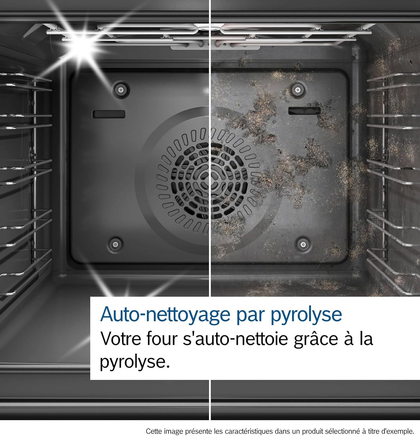 Bosch - Four encastrable Série 8 - noir - multifonction, grande capacité, HRG7764B1