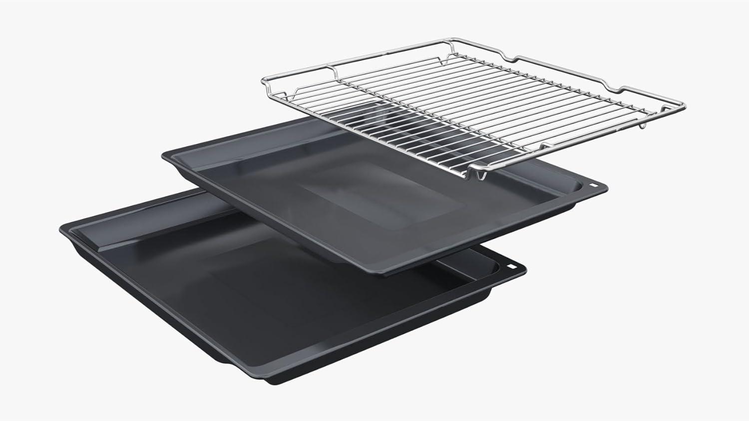 Siemens - four encastrable iQ700 - 60x60 cm - auto-nettoyage, Air Fry, écran tactile, HB734G1B1