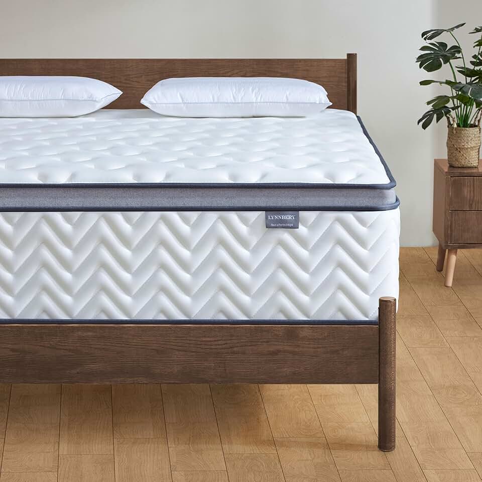 Matelas hybride 140x190 cm – ressorts, mémoire de forme, mi-ferme