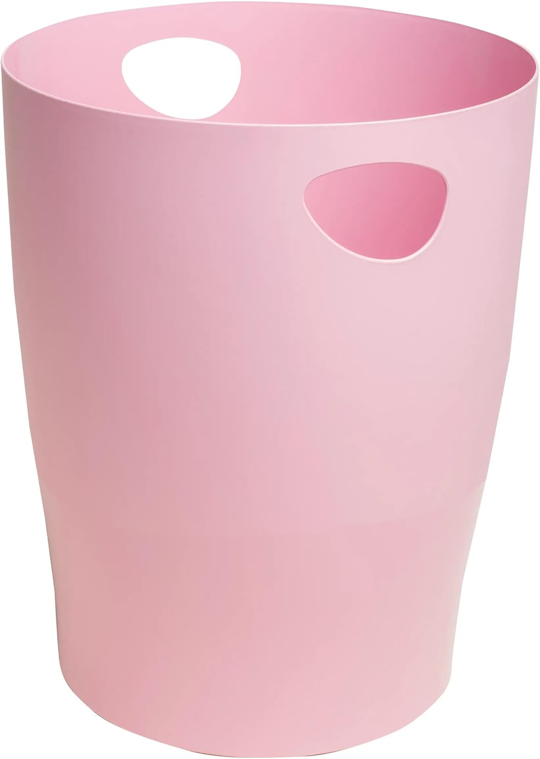 Exacompta - corbeille à papier Ecobin 15L - 26,3x26,3x33,5cm - poignées, rose - 45371D