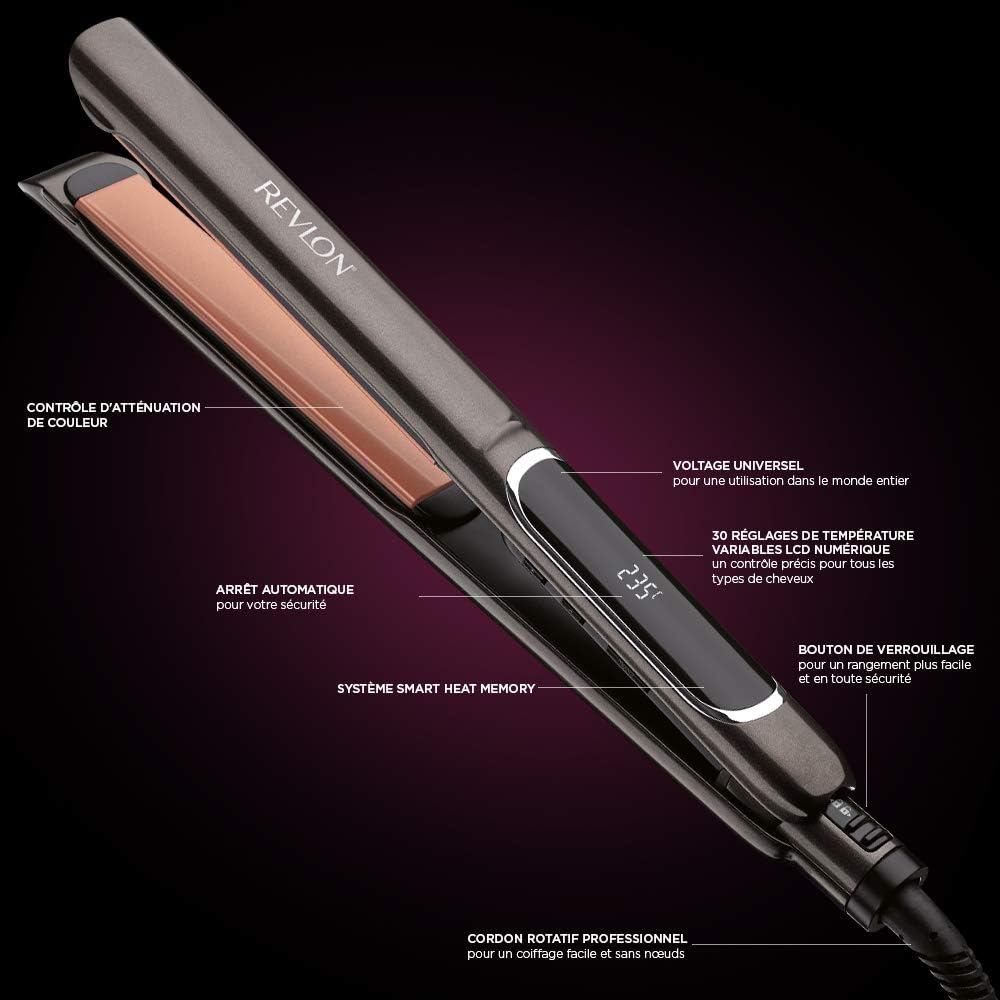 Revlon - Collection Salon Straight Extra-Long - 125mm - lisseur cuivre RVST2175E
