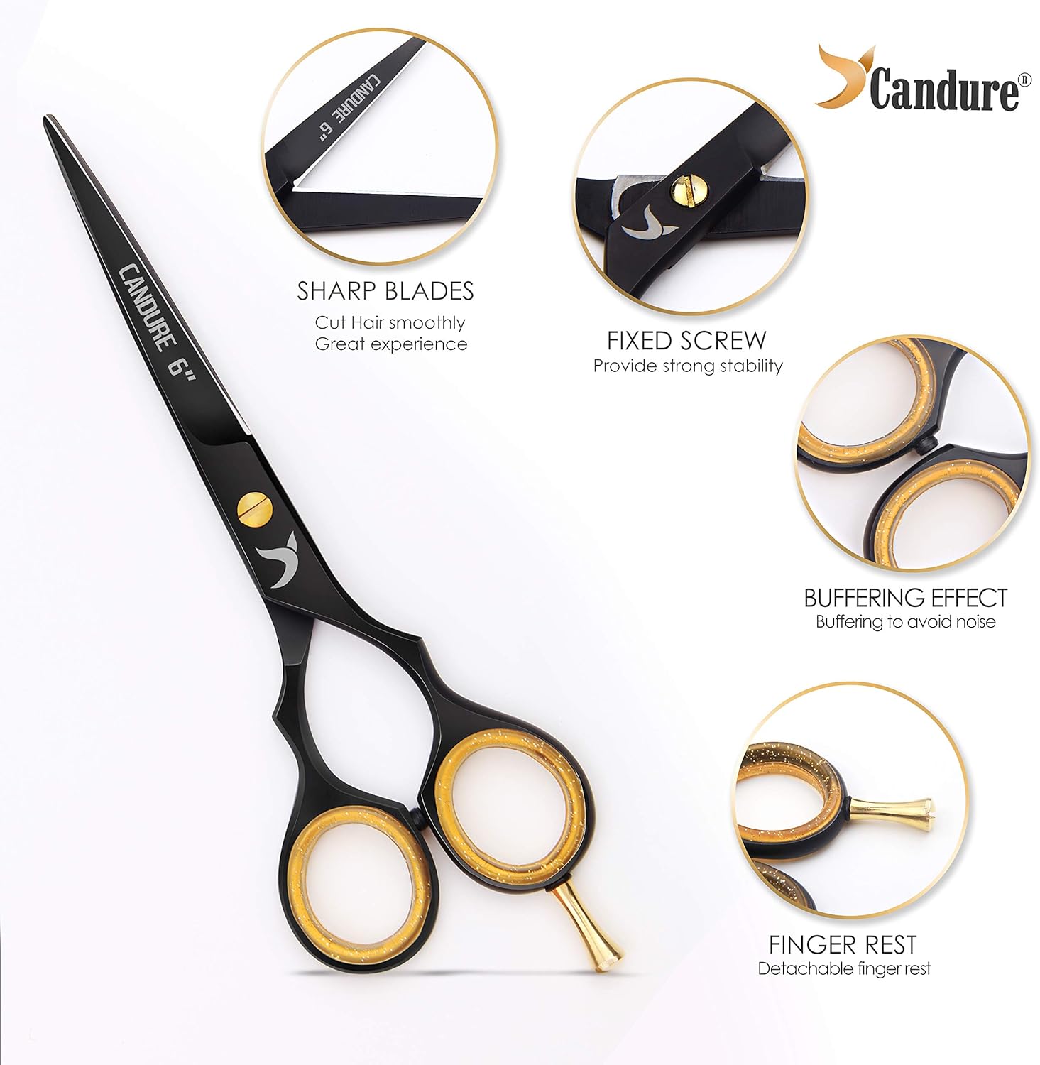 Candure - Set Ciseaux Coiffure 5.5