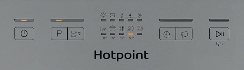 Hotpoint - Lave-vaisselle 60 cm, inox, 14 couverts, moteur inverter, 46 dB, H2FHL626X