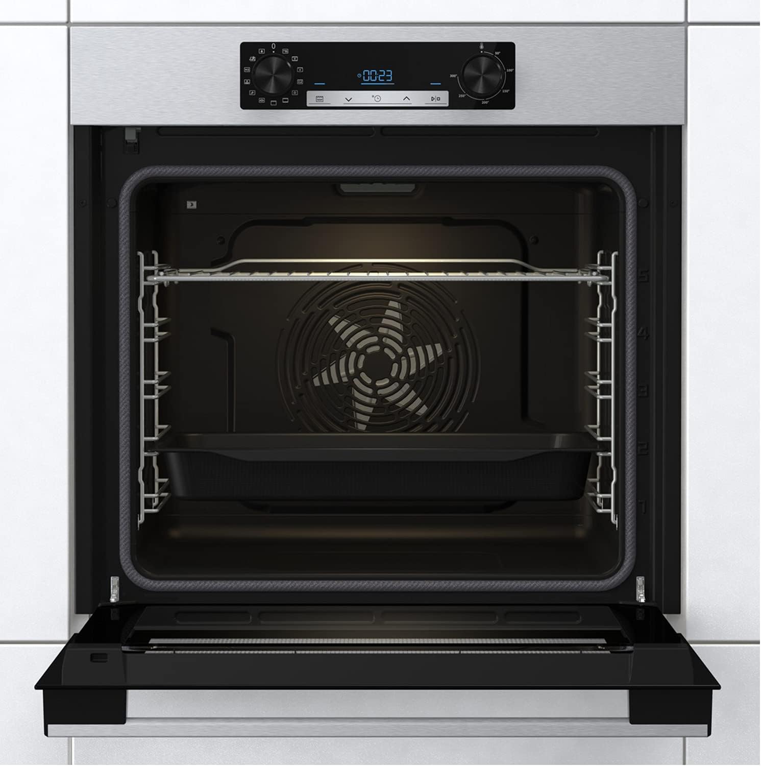 Hisense - BI64211PX - 77L - Pyrolyse, 13 fonctions, AirFry, LED, Inox, Classe A+