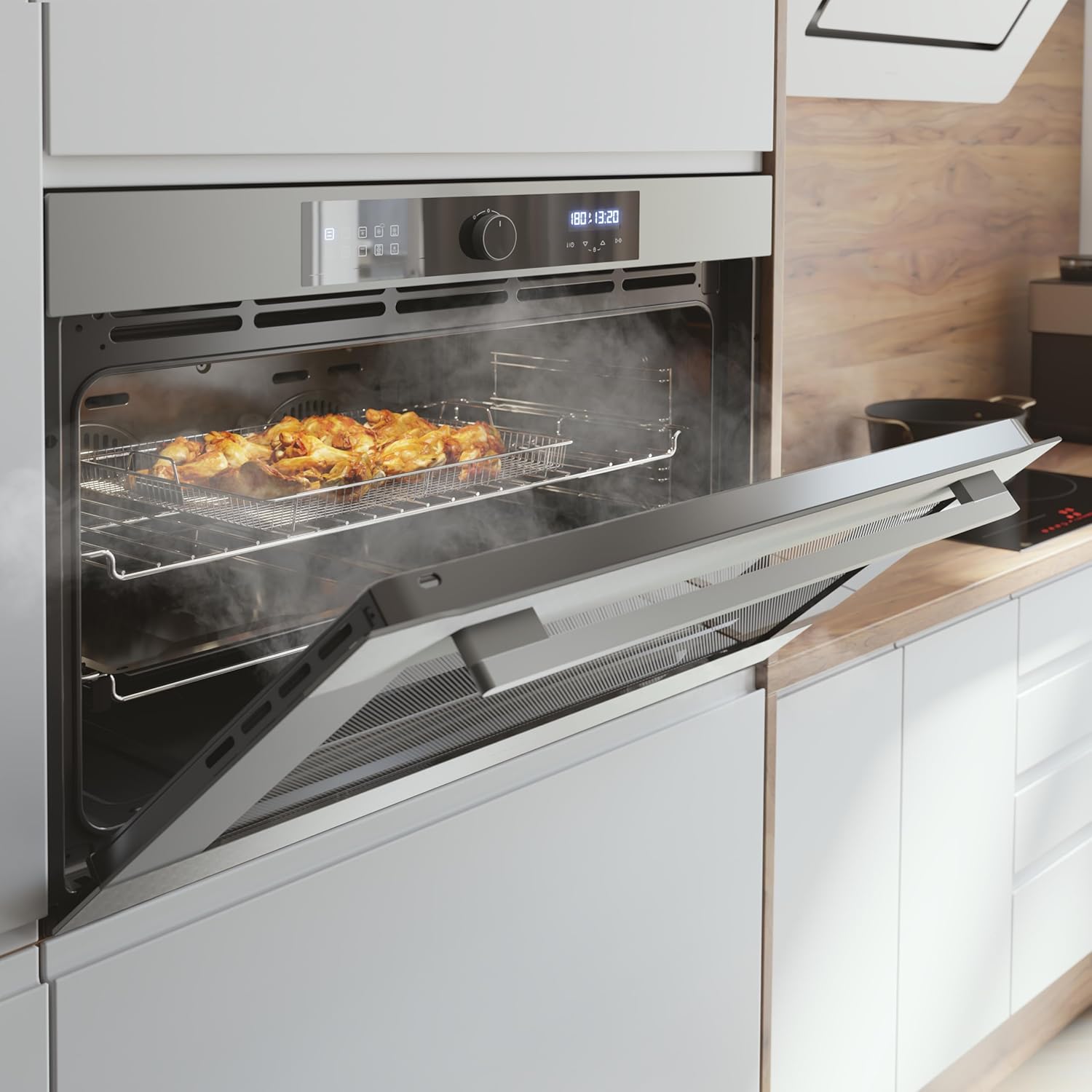 Cecotec - Bolero Hexa - 133L - Inox, 11 fonctions, 3800W, Airfryer AF319000