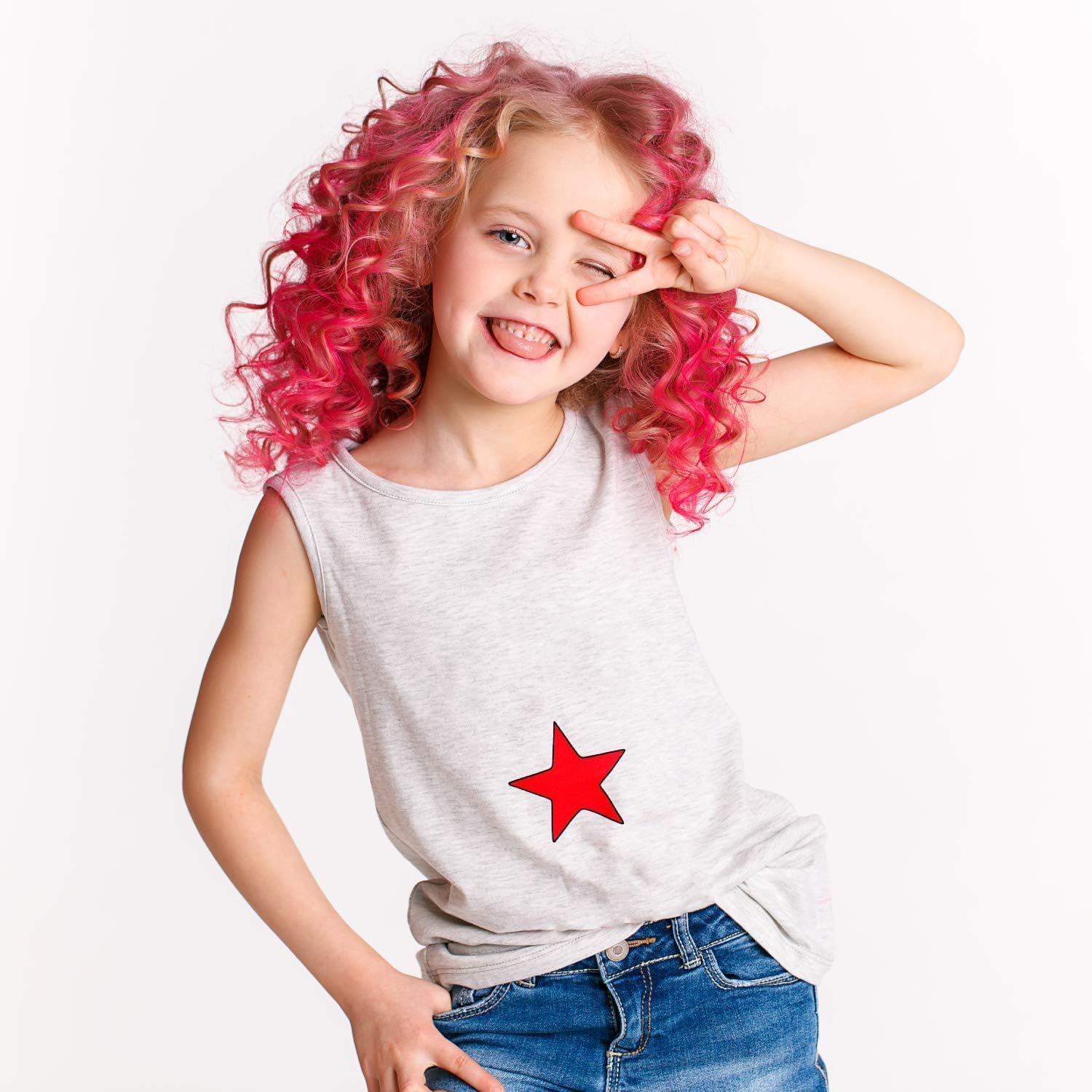Desire Deluxe - Craies cheveux filles - 10 pièces - colorées, lavables, non toxiques