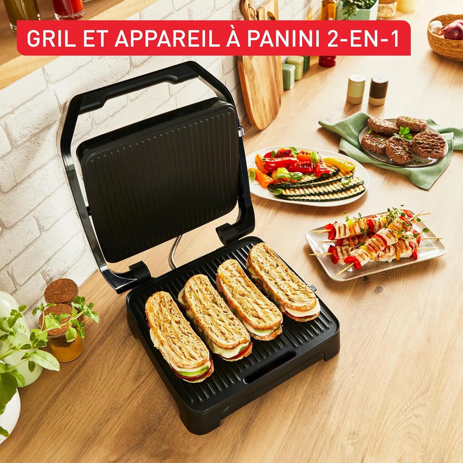 Tefal - Inicio - grande plaque, 2000W, chauffe rapide, antiadhésif GC271810