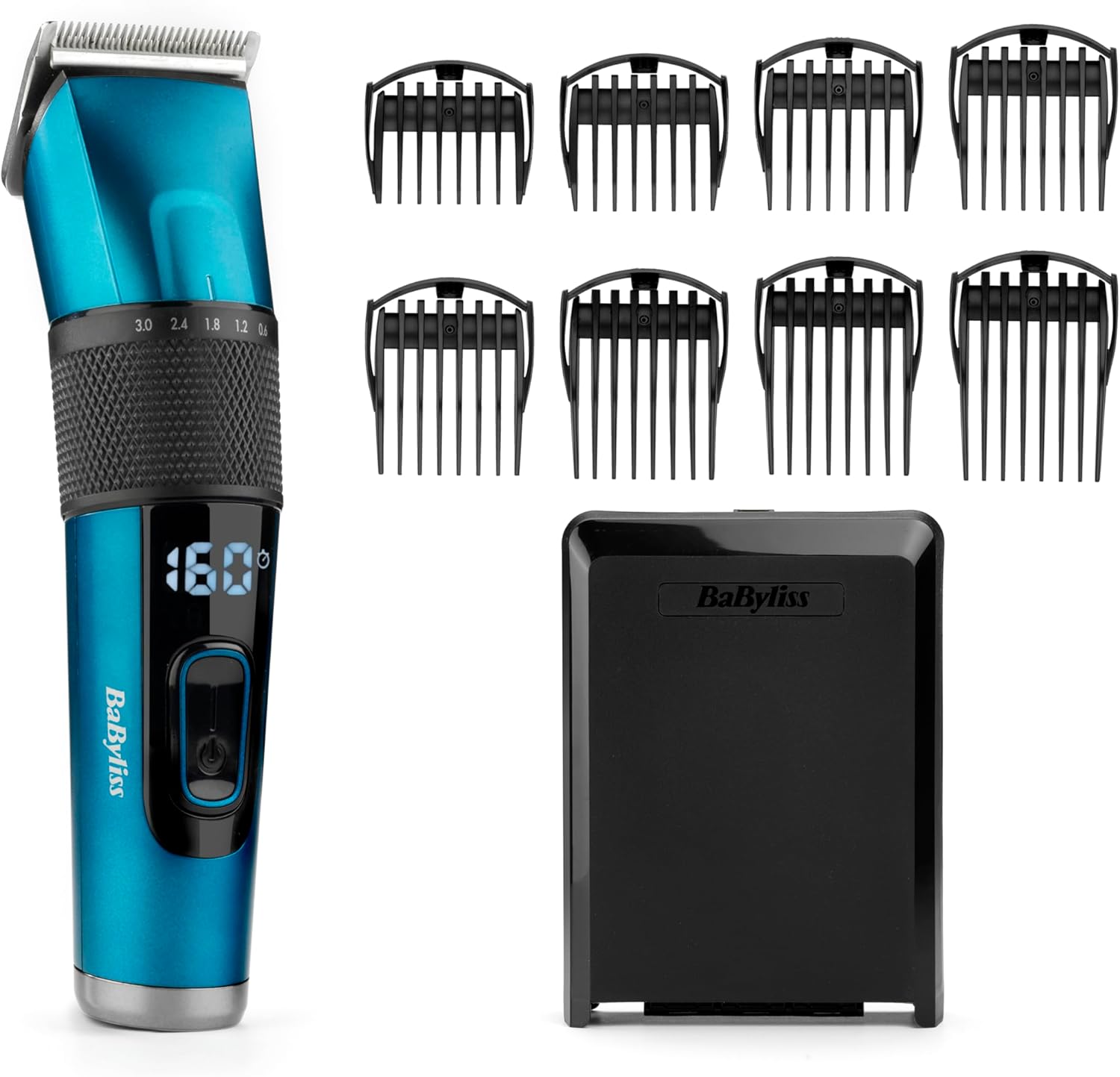 BaByliss - tondeuse cheveux - acier japonais, 160min autonomie, étui rigide, E990E